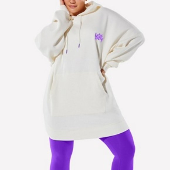 Major Label Oversized Hoodie - S - On My Ivories - NEW! - Picture 2 of 8